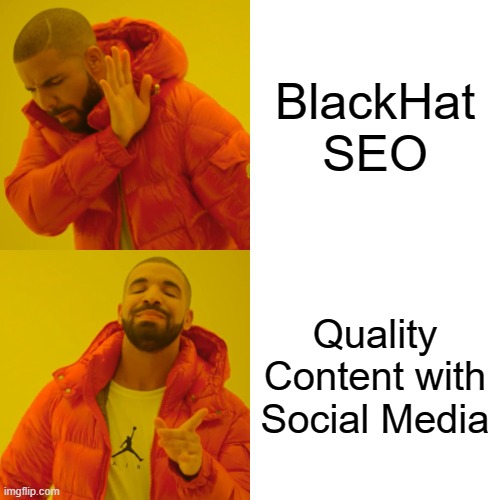 Black Hat SEO v Quality Content