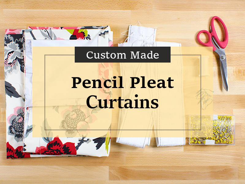 Custom Made Pencil Pleat Curtains