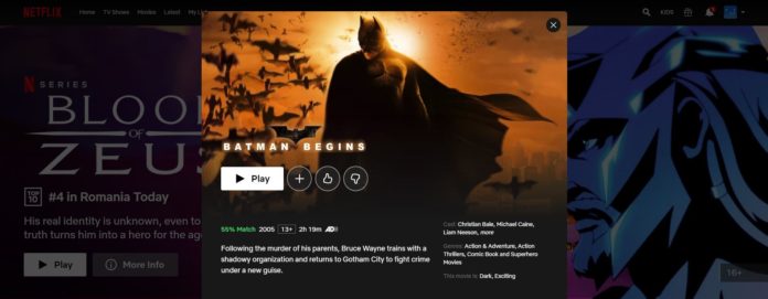 Is Batman Begins Available on Netflix