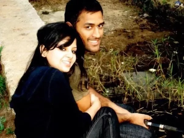 MS Dhoni Old Photos with Sakshi